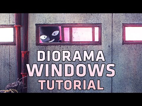 DIY Diorama: Miniature Windows Tutorial for Nendoroids and Action Figures