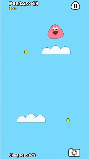 POU - Juego de Pou , Minijuego free fall ..... entretenimiento para todo el público 💖😁👍