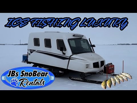 SOUTH DAKOTA ICE FISHING.. 1st SNO BEAR Expedition #fishing #icefishing