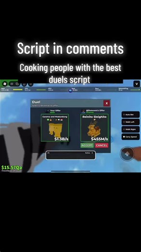 Best PvP Duels Script! #stealabrainrot #script #duel #bestduelscript #fyp Itm script sab, ffa script, best keyless script for sab, sab duels script, script for sab duel