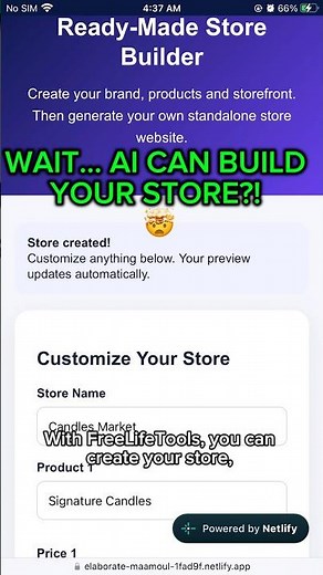 Build an Online Store with AI in Seconds 🤯 | Free AI Store Builder
