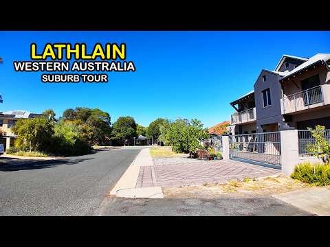 LATHLAIN Suburb Tour, Perth, Western Australia (Scooter Tour 4K)