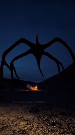 SILENTPYRO on Instagram: "IS THIS MIND FLAYER OR GODZILLA?!  #holyshit #pyro #fireworks #insane #loud #salute #rocket #strobe #fireworks #silentpyro #stranger #strangerthings #mindflayer #4thofjuly #godzilla #kingkong #vs #explore #viral #asmr"
