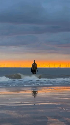 4.2K views · 138 reactions |  | Sunset at Crosby Beach  Video by LensLiverpool | Explore Liverpool | Facebook