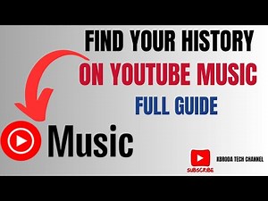 How to Find Your History on YouTube Music - See Recent Plays!
