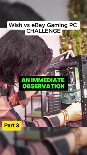 Wish vs eBay Gaming PC CHALLENGE-p3#tech #techtok #fyp #gamingpc #techreview
