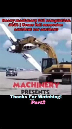 Heavy machinery fail compilation2023 Crane fail excavator accident car accident part2 #amazing #fail #idiot #heavy #compilation #excavator #unbelievable