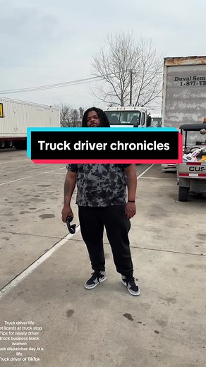 Truck driver life Lot lizards at truck stop Tips for newly driver Truck business black women Truck dispatcher day in a life Truck driver of TikTok#18wheelerlife #trucker #share #foryou #professionaldriver #waitforit #bigrig