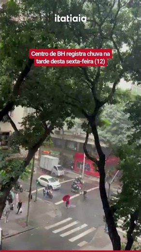 CENTRO DE BH REGISTRA CHUVA NA TARDE DESTA SEXTA-FEIRA (12)