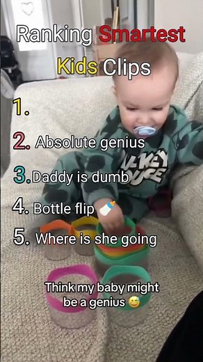 Ranking the Smartest Kids Ever. #ranking #funnyvideos #goviral #education #facts #iq