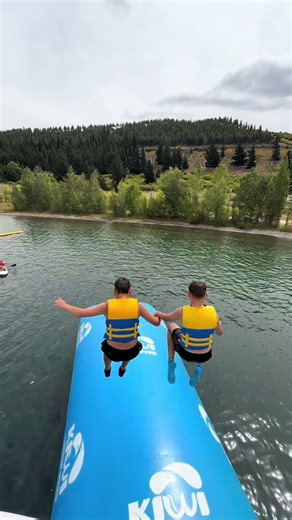 Here is an example of a perfect blob. #waterpark #funpark #newzealand | Water Park