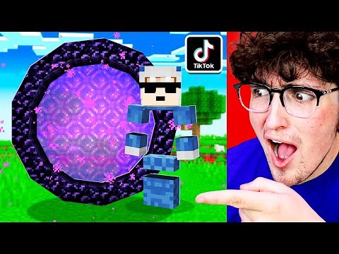 I Tested 5 INSANE TIKTOK Minecraft Hacks That You'll NEVER BELIEVE WORK!