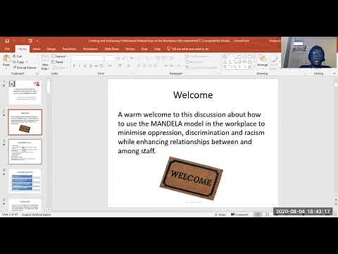 Creating and Sustaining Anti-Oppressive Relationships in Social Work using the MANDELA Model