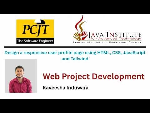 Design a responsive user profile page using HTML, CSS, JavaScript and Tailwind