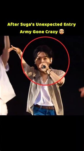 Suga's entry in Psy concert 🔥💜