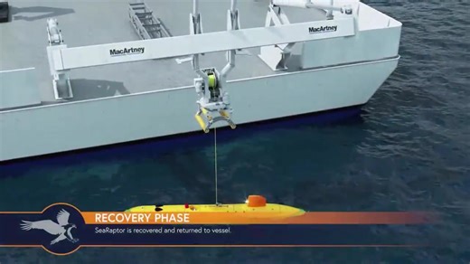 “神枪手”助力回收6000米级多功能“海洋猛禽号”AUV