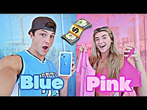 BUYING Everything In ONE COLOR For 24 Hours! *SHOPPING CHALLENGE*