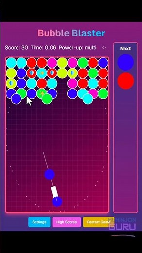 Game Development with AI - Bubble Blaster #coding