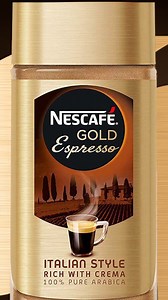 Immerse yourself in the full-bodied bold taste and velvety crema of NESCAFÉ Gold Espresso crafted with care for a moment that matters. Now NESCAFÉ Gold Espresso is available at: https://bit.ly/31ow1bo #Nescafe #NescafeGold #CraftedWithCare #MomentsThatMatter | NESCAFÉ