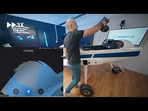 3D 스캐닝, 이제 마커 없이도 가능하다! EinScan Libre로 비행기 동체 스캔