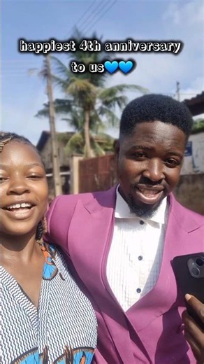 Happy fourth wedding anniversary to us💙