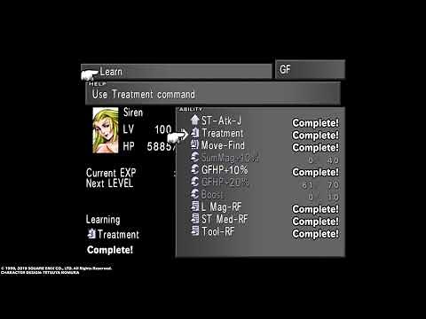 Final Fantasy VIII - The Greatest GF Builds