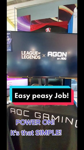 🔥 Setting up your AOC monitors is always easy! Hear that iconic