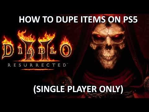 Diablo 2 Resurrected Duping Method on PS5 (Single Player)