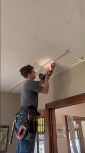 How to install furring strips on a ceiling #ChampaignIL #ChampaignUrbana #HomeRepair #Remodeling