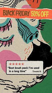 1.6M views · 1.8K reactions | " 50%-70% OFF SITEWIDE IS ON NOW  Monomania brings legit analog aesthetics to your digital workflow with 36 highly addictive mono-weight liners and pressure-sensitive texture shaders for Photoshop, Procreate, Clip Studio and Affinity. Whether you're cranking out monsters with mono-brows or finessing studio-quality fine art, Monomania gives you the ultimate analog drawing experience right in your favorite app." | True Grit Texture Supply | Facebook