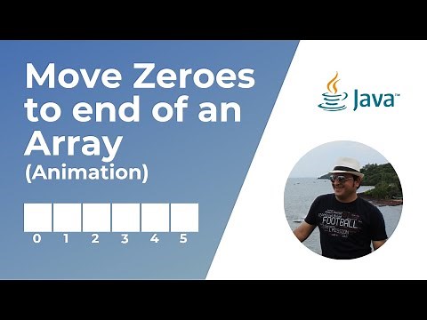 How to move Zeroes to end of an Array? | Animation