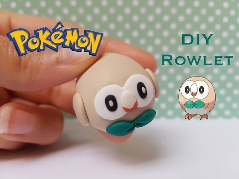 DIY Pokemon Tsum Tsum Rowlet (Brindibou) - Polymer clay tutorial