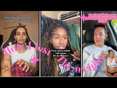 How I Actually Lost the Weight | Real SkinnyTok Advice That Works 💕
