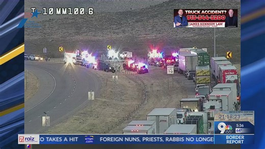 Rollover crash with injuries impacting traffic in Hudspeth County