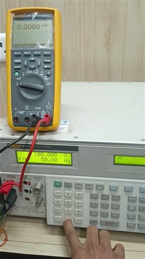 Voltage Calibration #calibration #electrical #lifeisbutadream #fluke #electrician