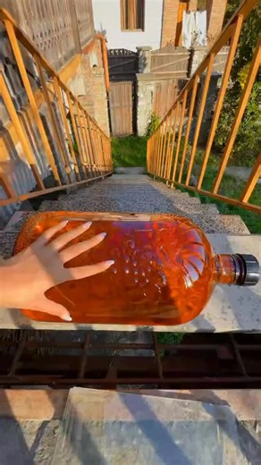 @luslum1305 on Instagram: "Giant light-brown glass jar rolling in slow motion and ready to explode 🫙💥🤎"