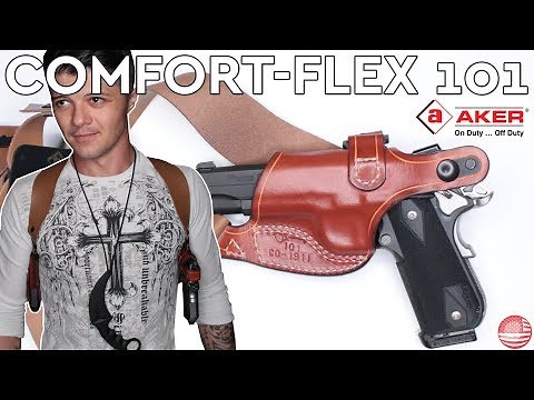 Aker Leather Shoulder Holster 101 Comfort-Flex Review