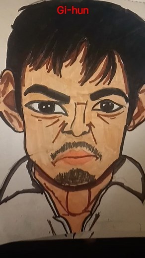 Gi-hun drawing and colouring like and subscribe 🔥🔥🔥#art#anime #animedrawing #drawing #squidgame