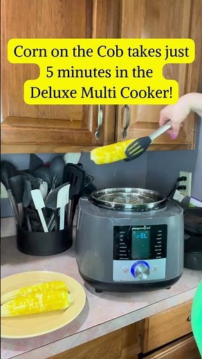 5-Minute Corn on the Cob 🌽 | Deluxe Multi Cooker Magic!