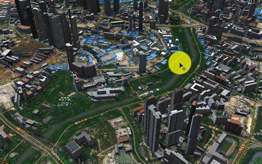 一分钟构建城市模型cityengine如何快速导入地形和矢量数据