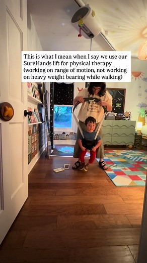 SureHands Lift with Walking Harness: Safe Gait Practice and Bone Health