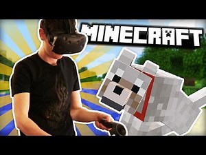 I MEET FLUFFY IN REAL LIFE! | Minecraft HTC Vive