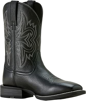 Amazon.com: ARIAT Botas vaqueras Western Big Rig para hombre, negro (Black Deertan), 7 ancho : Ropa, Zapatos y Joyería