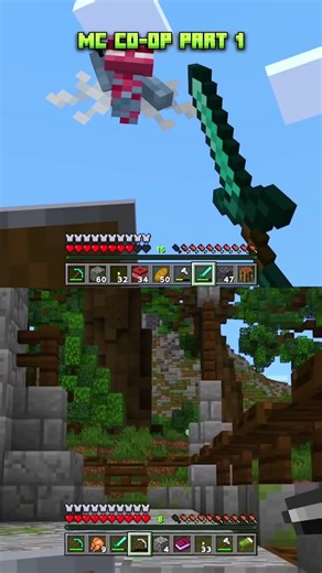 Minecraft Couple Multiplayer Part 1 #minecraft #gaming #shorts