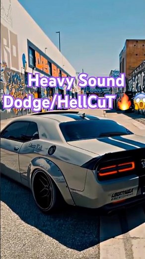 Dodge Challenger Hellcat – The Sound That Shakes the Streets 😈🔥|Hellcat Sound Is Absolutely Insane