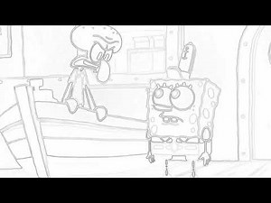 Spongebob squarepants graveyard shift sketch