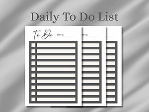 Printable To-do List, To-do Tracker, Task Organizer, Productivity Planner, Digital To-do List, Daily Task Planner, Goal-setting Organizer - Etsy UK