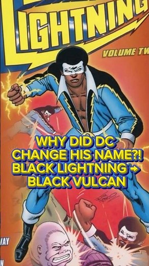 Why Black Lightning Became Black Vulcan