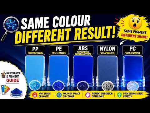 DAY-12 Polymer-Wise Colour Behaviour Explained | PP PE ABS Nylon PC | Masterbatch | In English 