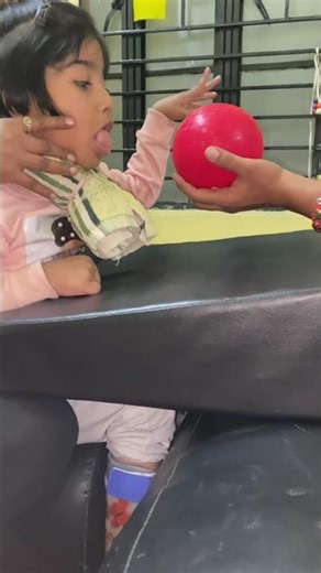 Initiating hand activity of a cerebral palsy (Dystoniya ) child .